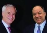 Prof. Mario Héctor Vogel y el Dr. Roblert Kaplan