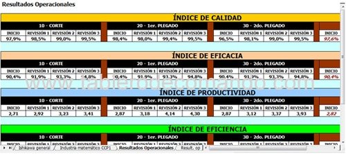 Resultados Operacionales de los Procesos