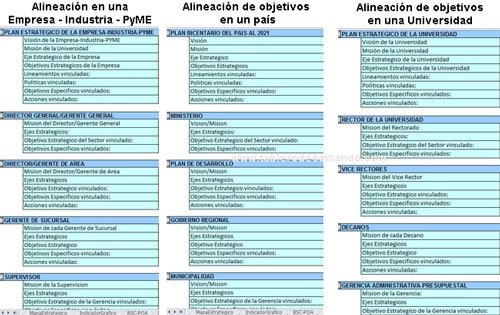 Alineación total de objetivos