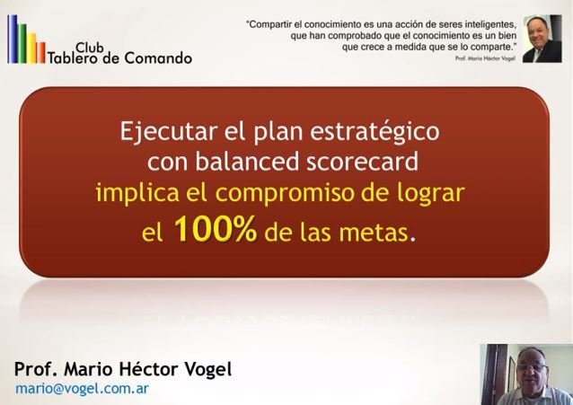 Entrenamiento en Balanced Scorecard