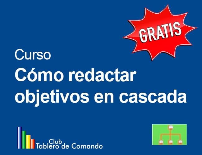 Curso Objetivos en Cascada para el Tablero de Comando